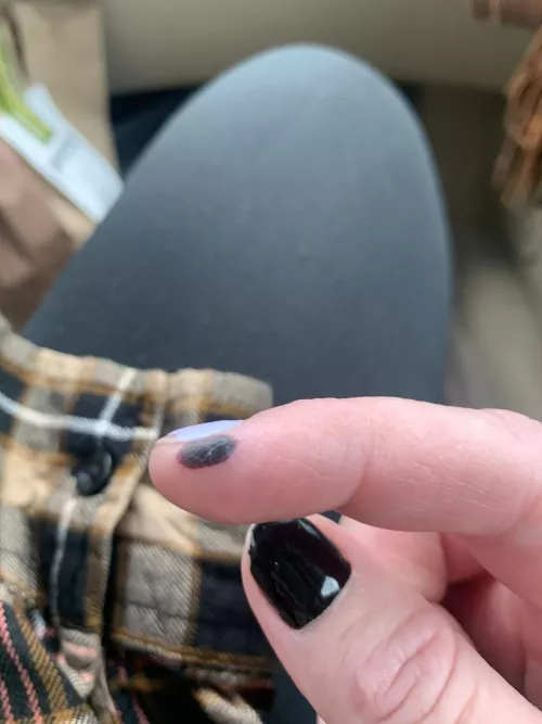 Forbidden pop. Blood blister. Quite dark.