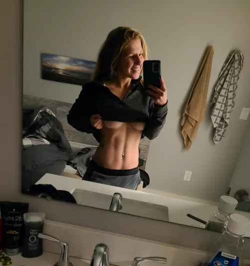 From abs to underboob