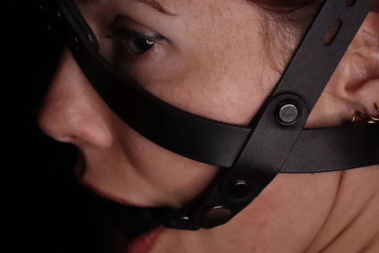 Gagged and locked 🤫