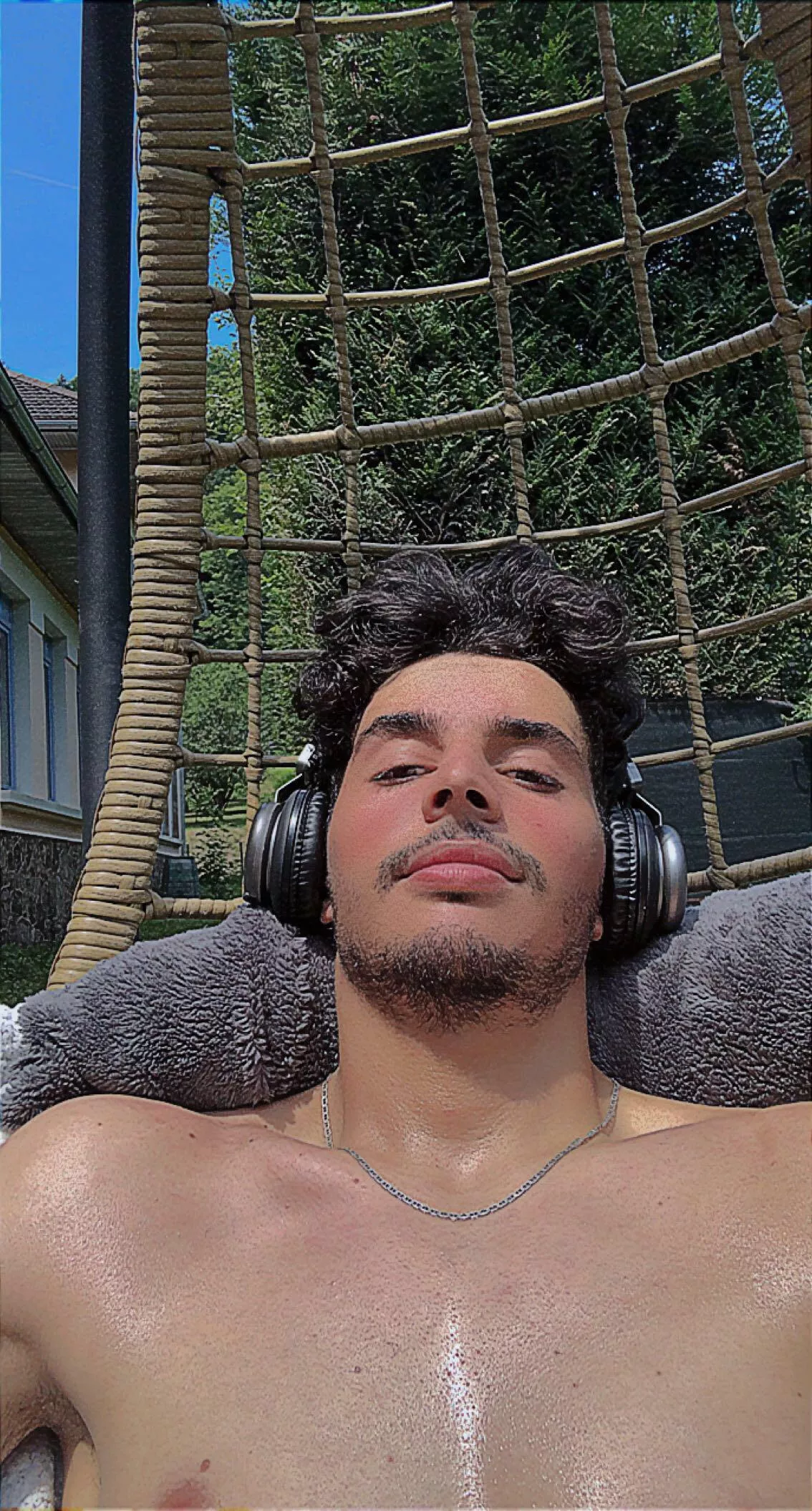 Getting a tan 😌