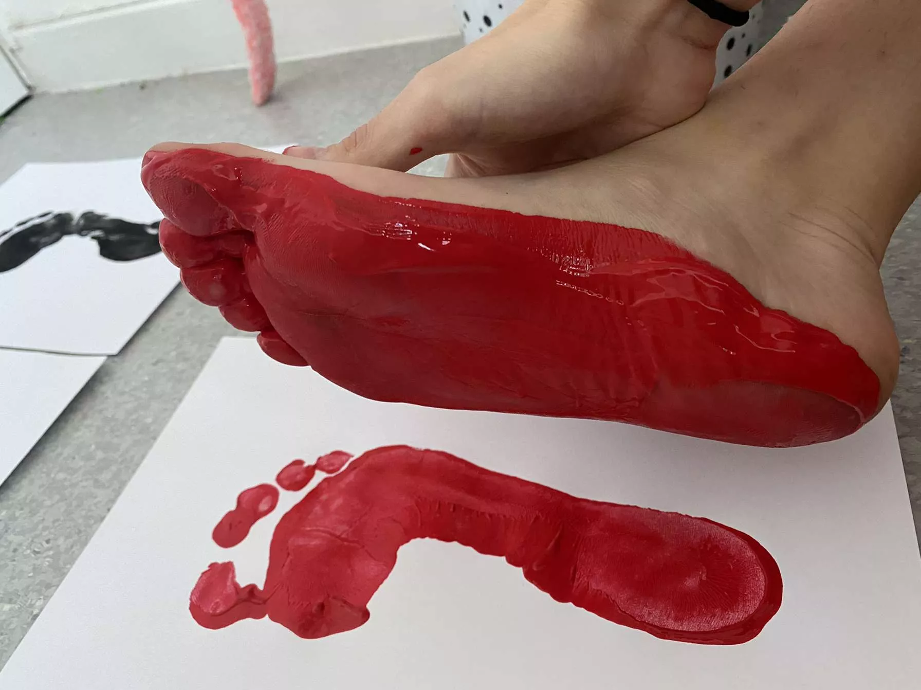 Getting my feet dirty 😉 they're available to get in various colours 🥰🥰