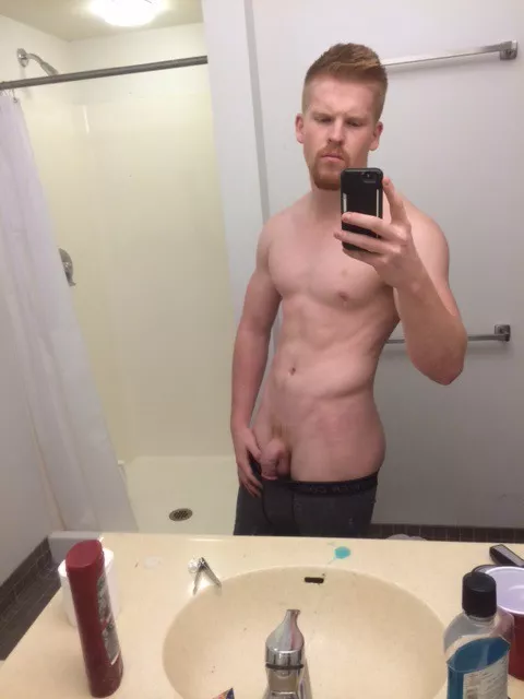 Ginger showing some cock (X-Post /r/hotmanflesh)