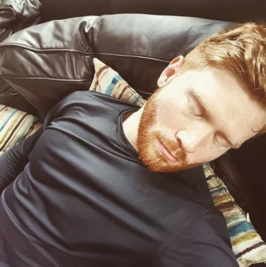 Ginger Sleeping