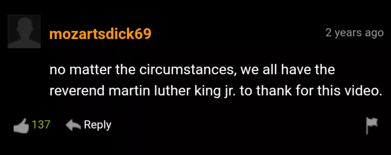 God bless Martin Luther King