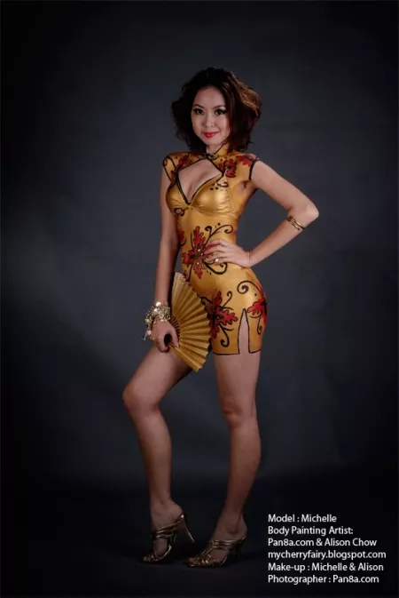 Gold Cheongsam [aic]