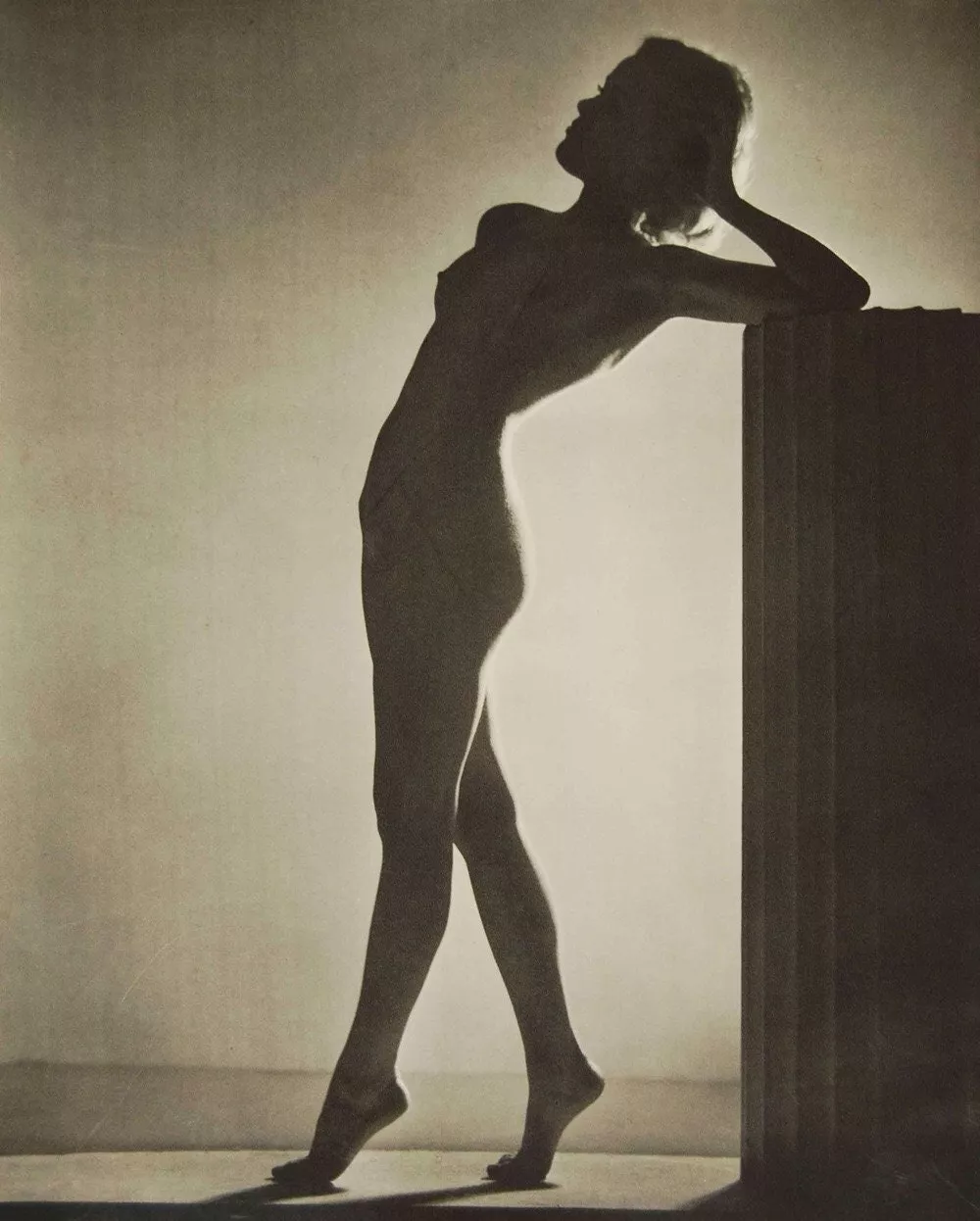 Gorgeous 1920s Nude Silhouette