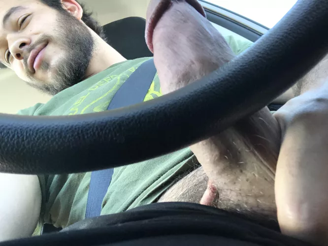 Got a little too horny while parked outside the grocery store 😅