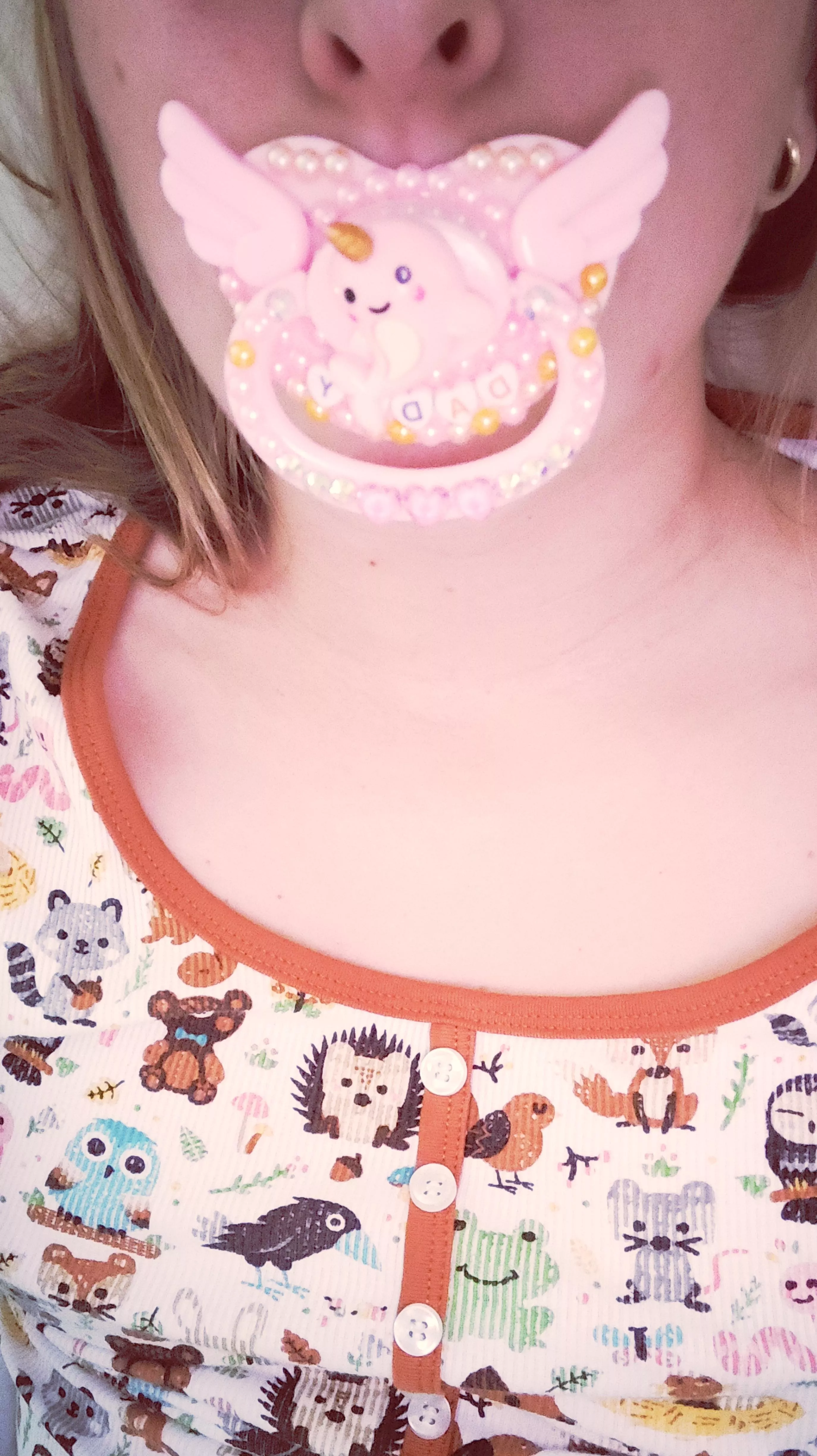 Got my first paci! 🚼😻✨💖