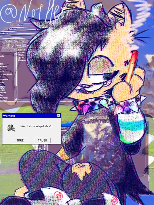 goth garfield