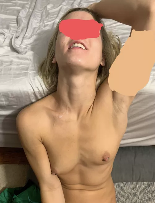 Had my neighbor over, she asked me not to show her tattoos.. hope this is still okay!