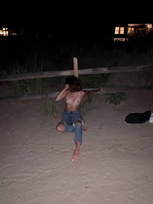 Half dressed night out on the beach! It’s been a while but I’m back