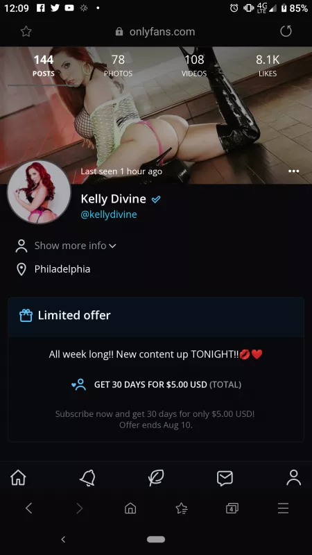 Half price discount on Onlyfans