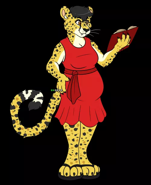 Happy National Cheetah Day 2021 (Art by Skoryx on Etsy)