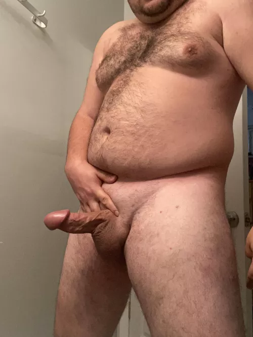 Hard as a rock on a Friday….Bonus manscape job