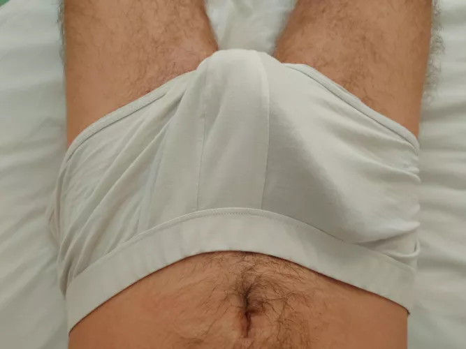 He always wakes up before me