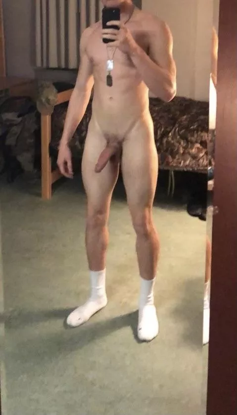 He loves showing off in the barracks