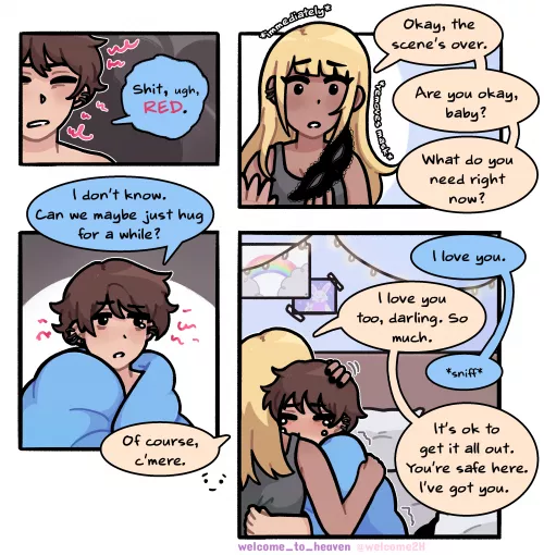 Healing over old wounds together. Remember to be gentle with yourself and others 💙[OC]