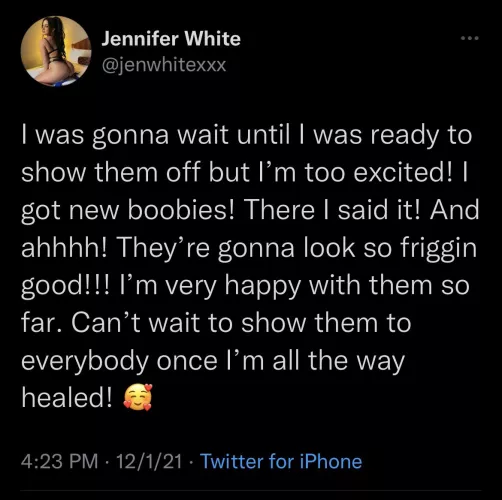 Here come the ppl who gonna be mad as hell while im over like now she got ass AND titties!!!!