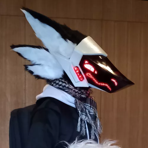 Here's a bust shots of the Beanie🅿🆁🅸🆂🅼. Happy fursuit friday!