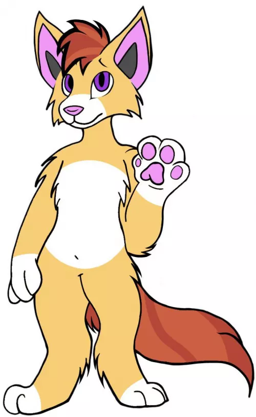 Hey, Everyone! I’m new to this furry thing so please be nice to me. I’d joined because it looks very interesting. I’m not a very good furry artist but I AM a excellent pony artist^^ Here’s my furry oc which needs a reference sheet, besides that h