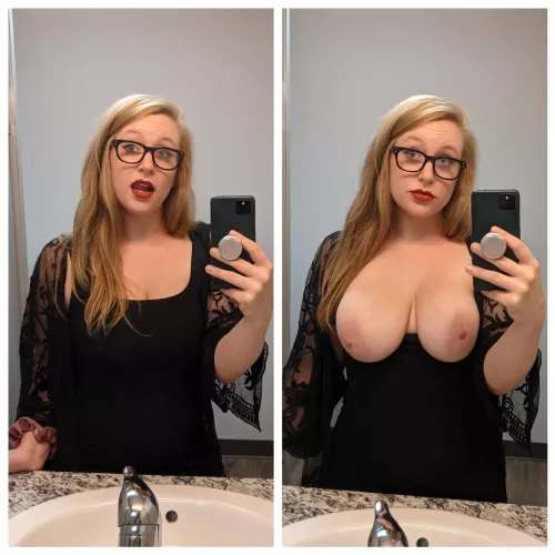 Hiding all sorts of fun under my dress 😘