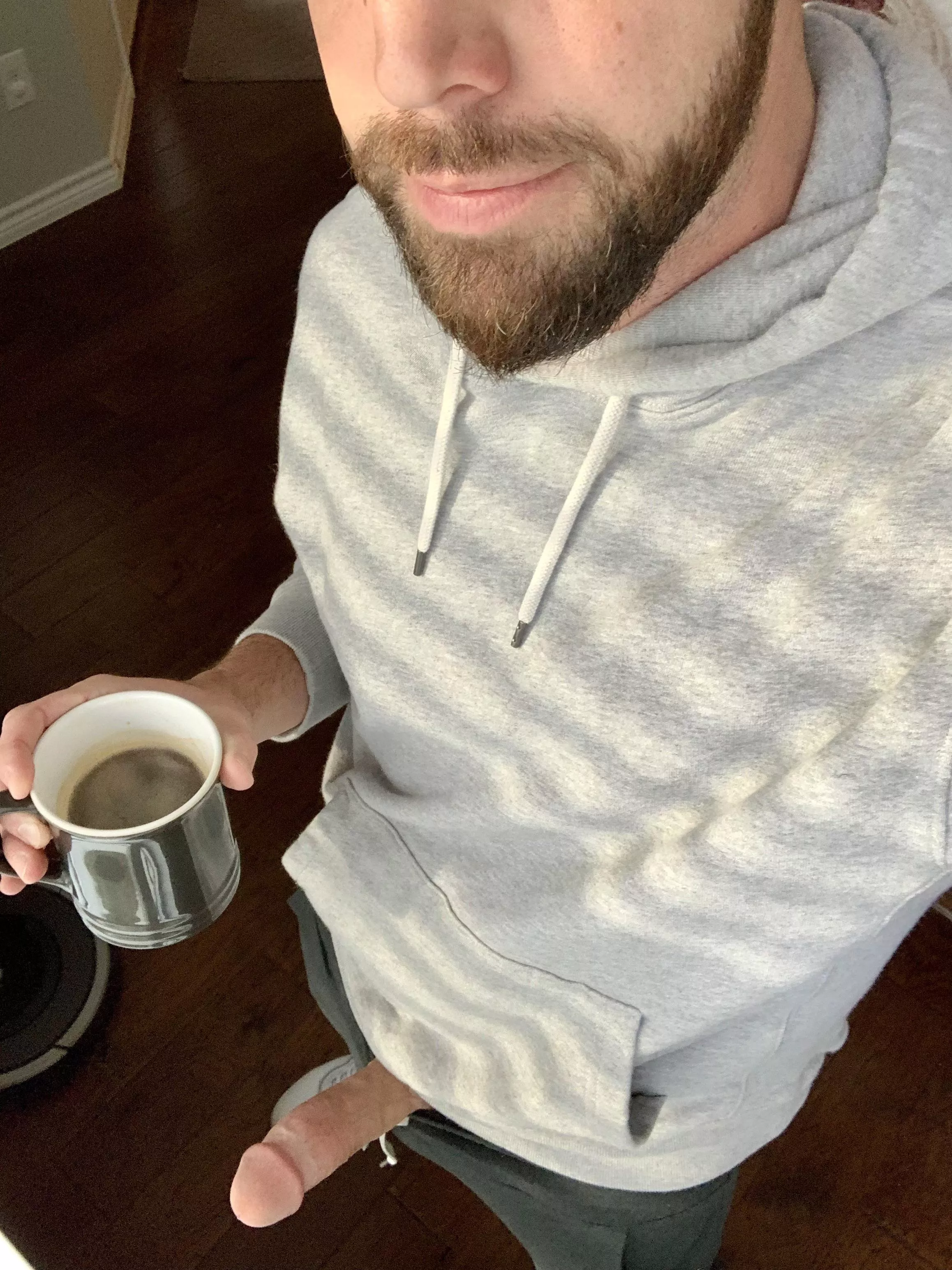 Hoodie and morning coffee