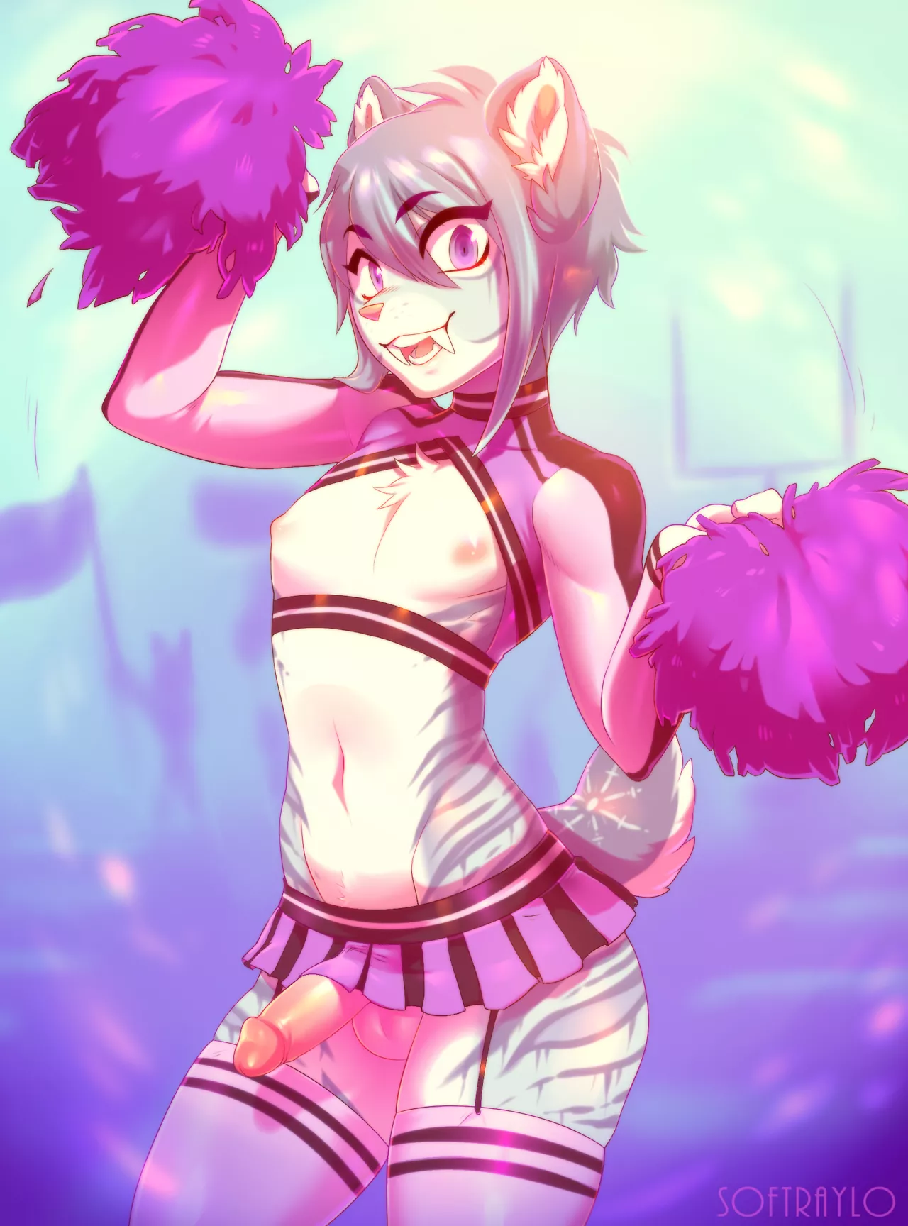 Hope you guys dont mind furries but this ones a cheerleader too~ ;)