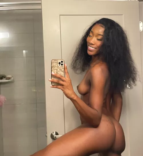 Hopefully my ass and smile makes your day.