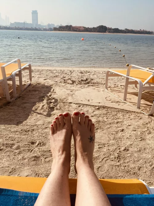 Hot, sweaty, salty, sandy feet! Do you like them?