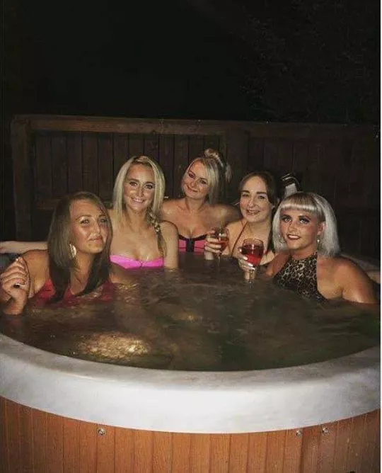 Hot tub beauties