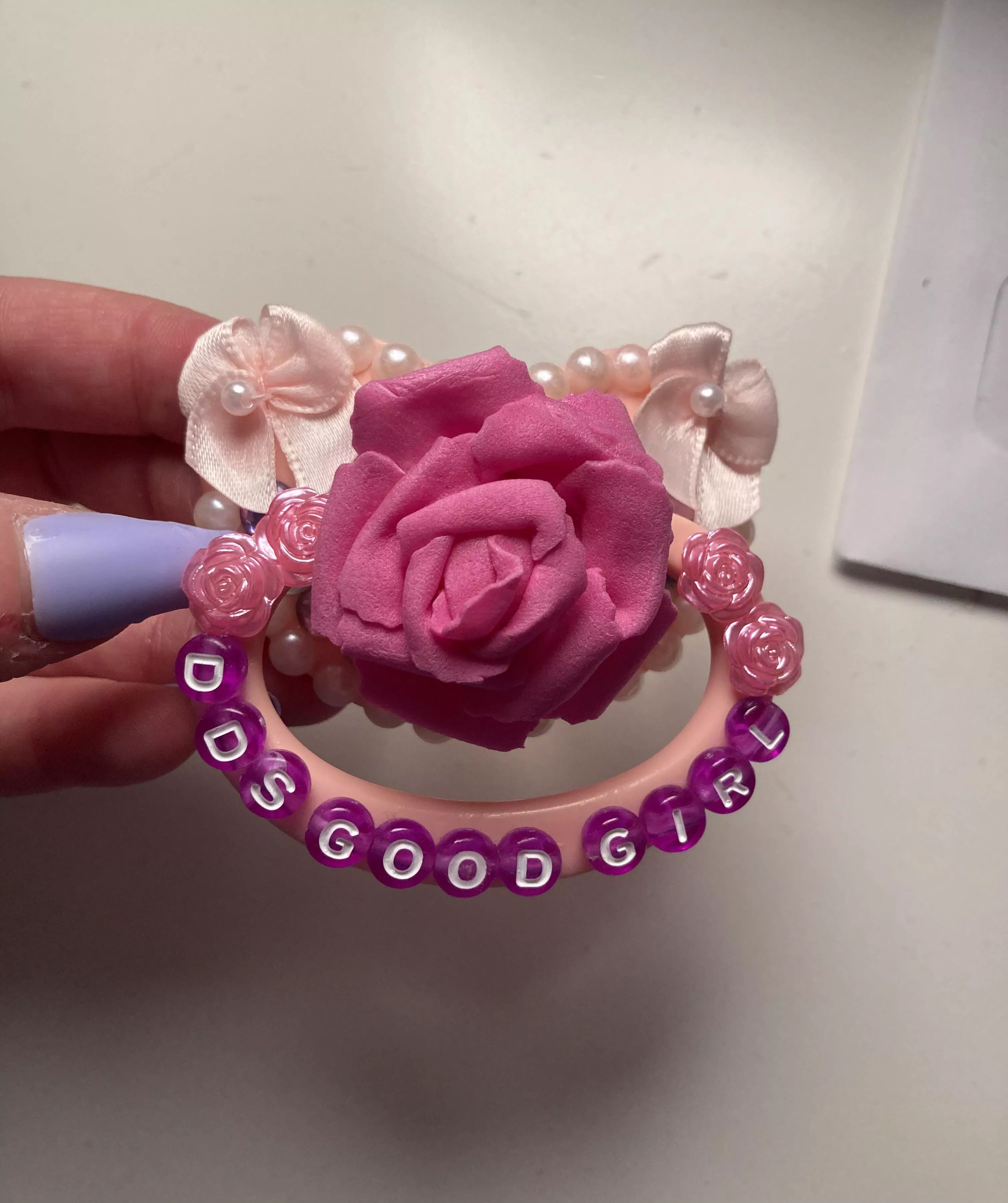 I decorated my first paci 💖🥺