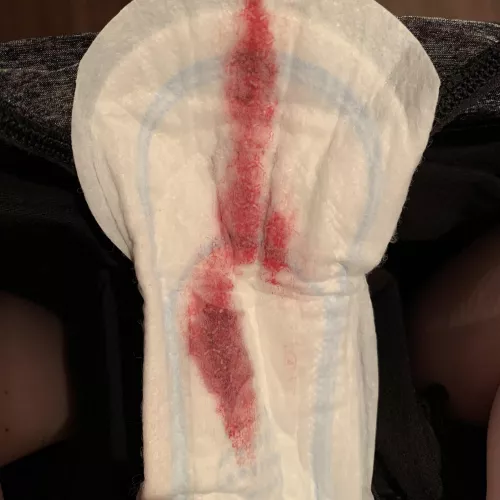 I don’t get my period very often, but I can briefly offer this add on to my panties or send you a pad. Can also add a cream pie to any order. Whatever you prefer! 😘