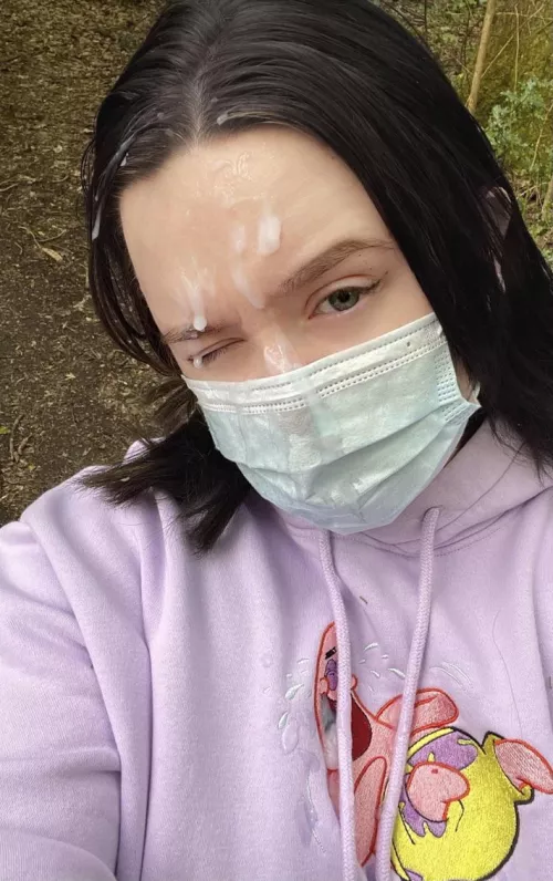 I feel prettiest covered in cum, on a cum walk 💦