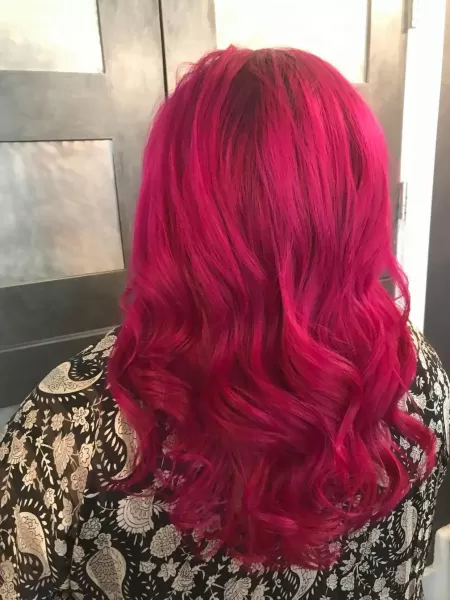 I got my pink hair again! Right in time for a new semester of school