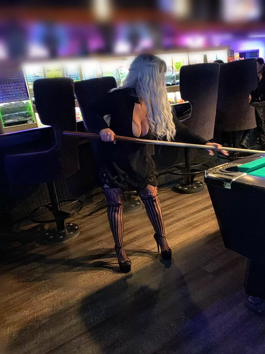 I like playing pool, but I prefer playing with a different kind of stick and balls….