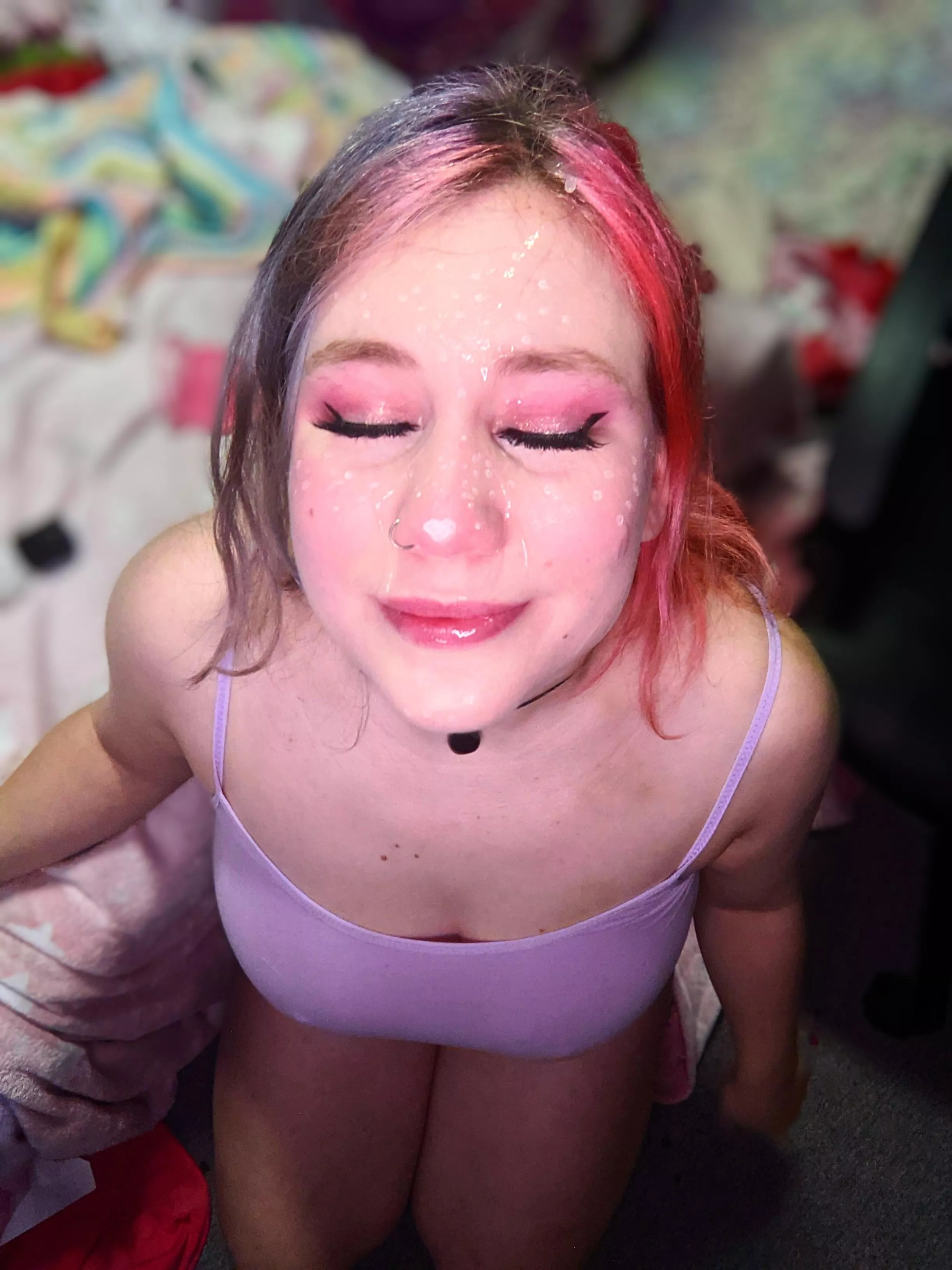 I love getting a facial but this one really stung in my eye tbh👉👈😅