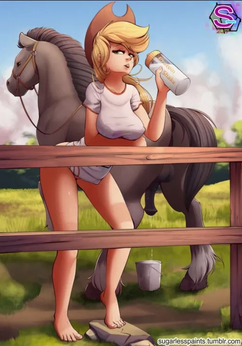 I love protein shakes ~♡ (sugarlesspaints)