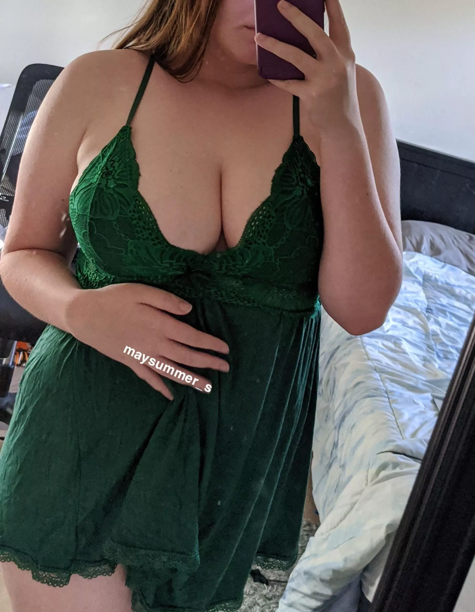 I love the way I look in green