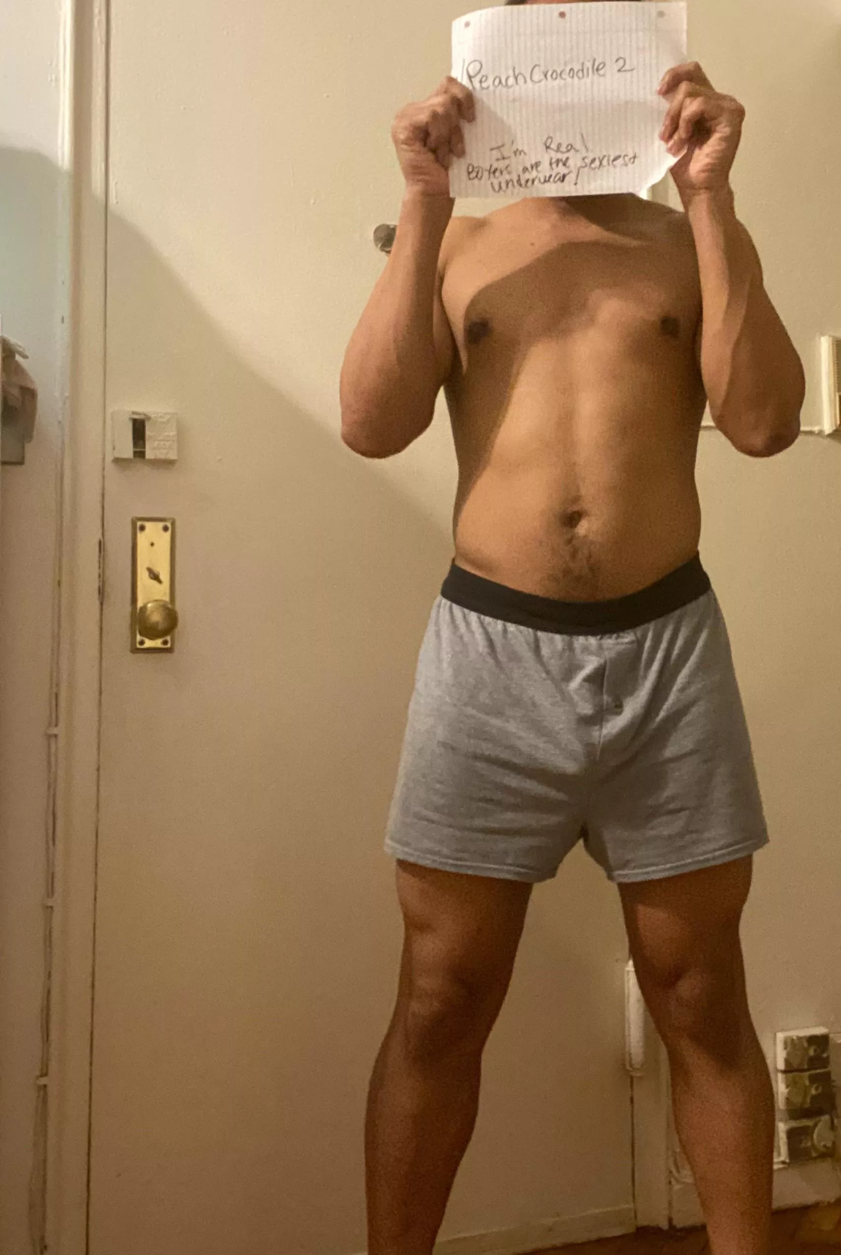I love wearing boxers bro and I want to let you know that I’m real