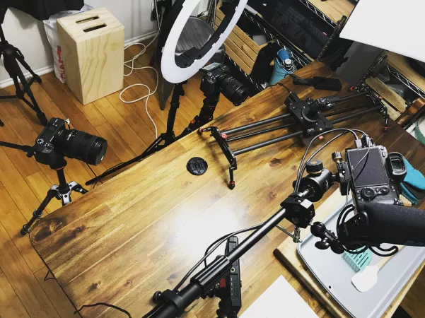 I need to do a full video on my new setup, but for now, here is a pic. So freaking excited to start making videos with all of this. Thank you to every patron who has helped make this a reality.