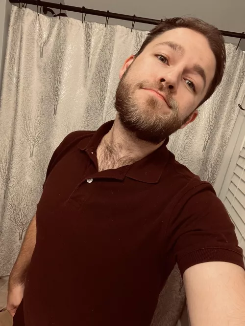 I need to trim my beard 😳, haha.