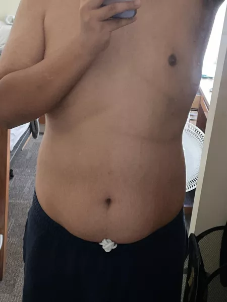 I was kinda sad but i stared at the mirror and I feel a little better but still sad lol