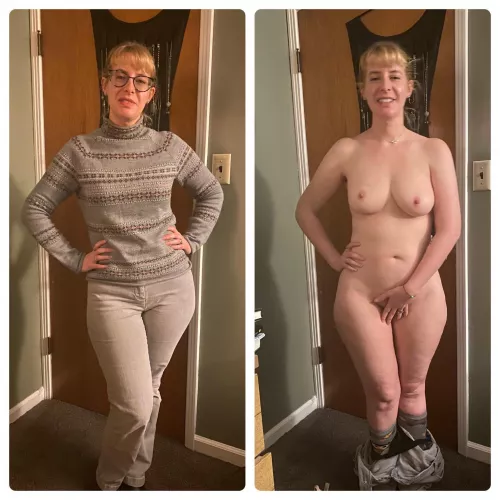 I was told to do a quick impromptu strip!