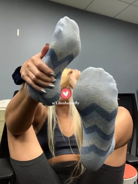 I wish you were here to lick my feet clean 🧦