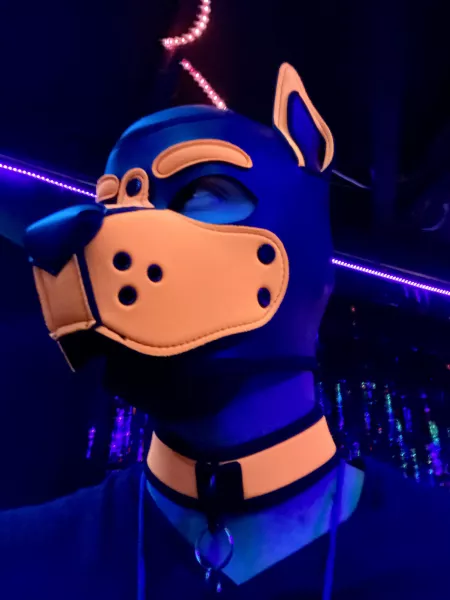 I wore my hood out in public for the first time a few weeks ago, and I loved glowing in the club.