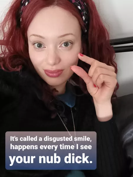 I would say I feel sorry for you but I don't. You'll have to kneel in front of me & beg to be useful in other ways!