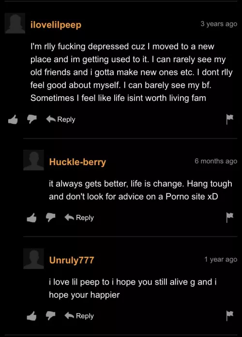 ilovelilpeep is going through a rough time