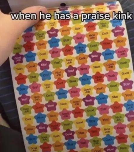 I’m all for praise and Who doesn’t like stickers?🥰
