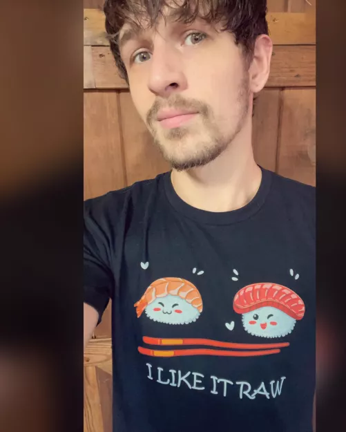 I’m apparently shirtless too much for the internet, so here’s the new shirt I got lol.