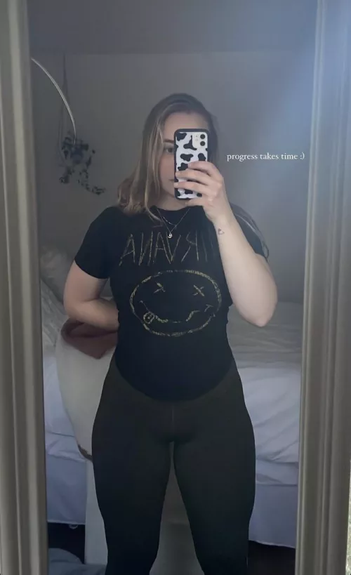 I’m dying to see what she looks like from the back